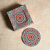 Pack 6 sous tasses Zellige rond multicolore