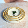 Set de 3 assiettes TAFUKT N’ZRI motif cactus