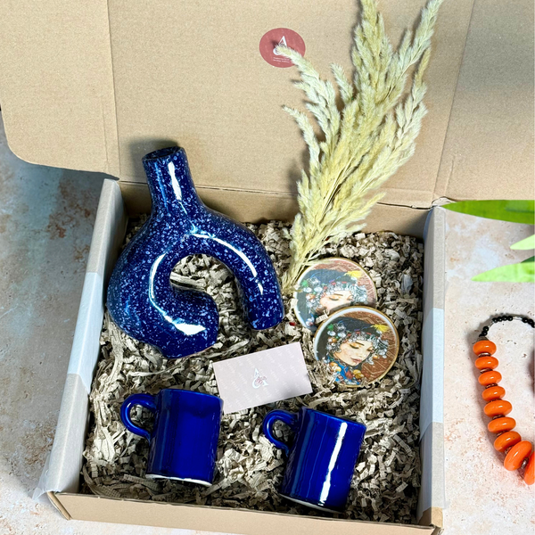 Coffret cadeau artisanal Lahna Bleu