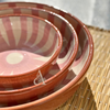 Set de 3 saladiers Tafoukt rayés