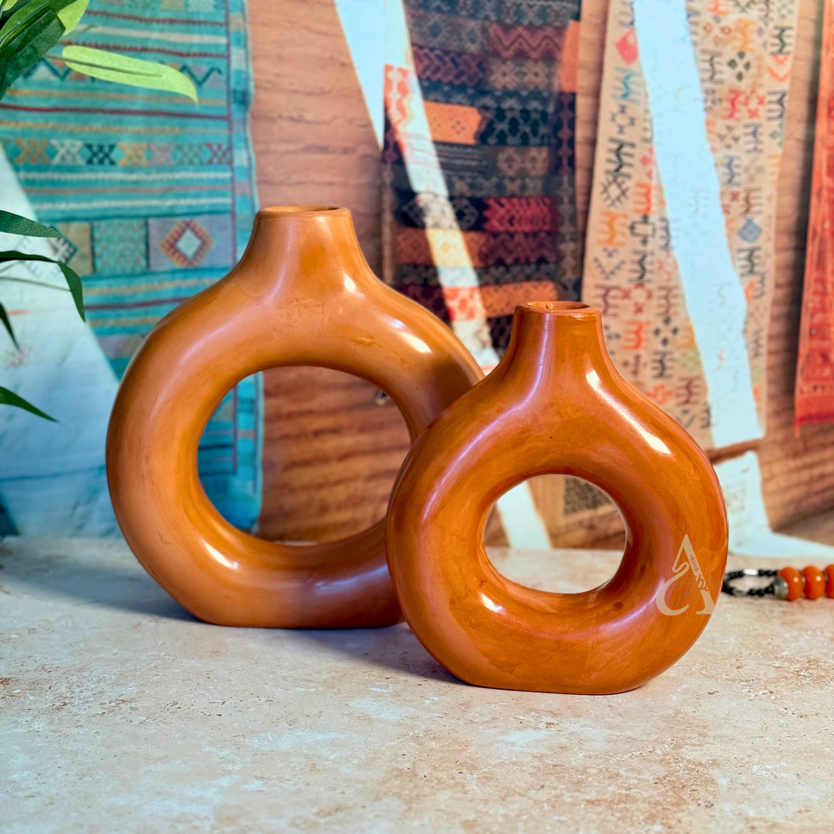 Duo de vases Tafoukt Terracota