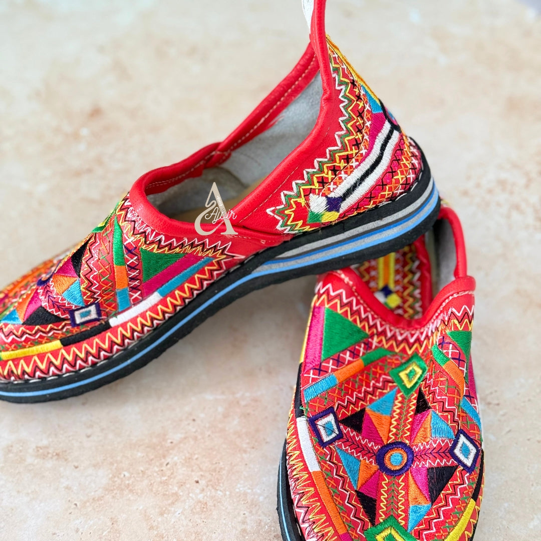 Babouche Amazigh colorée