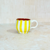 Mug bombé rayé