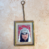 Cadre photo artisanal Dihya en verre et laiton