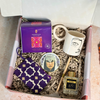 Coffret cadeau artisanal Dihya café mauve