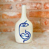 Vase bouteille Oudm bleu