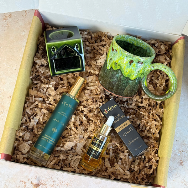 Coffret cadeau artisanal Tifawt Vert
