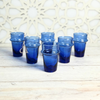 Set de 6 verres à café beldi bleu