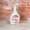 Vase bouteille Oudm rouge