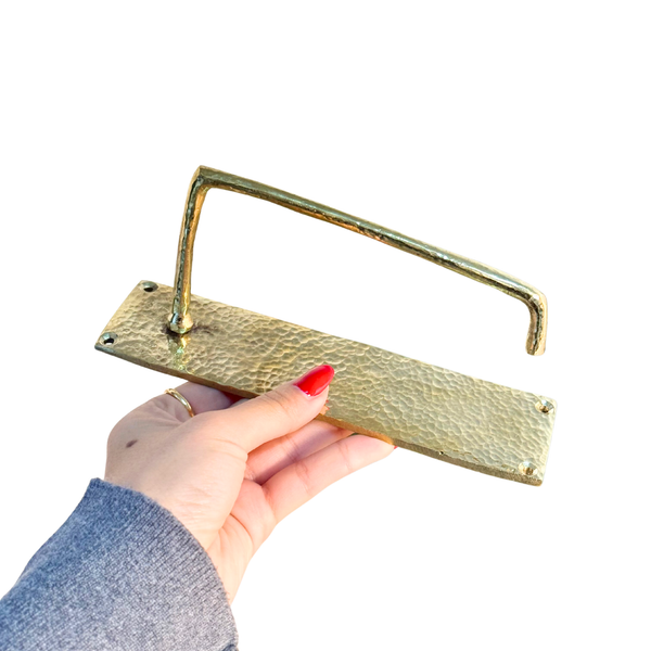 Porte papier toilette en laiton doré
