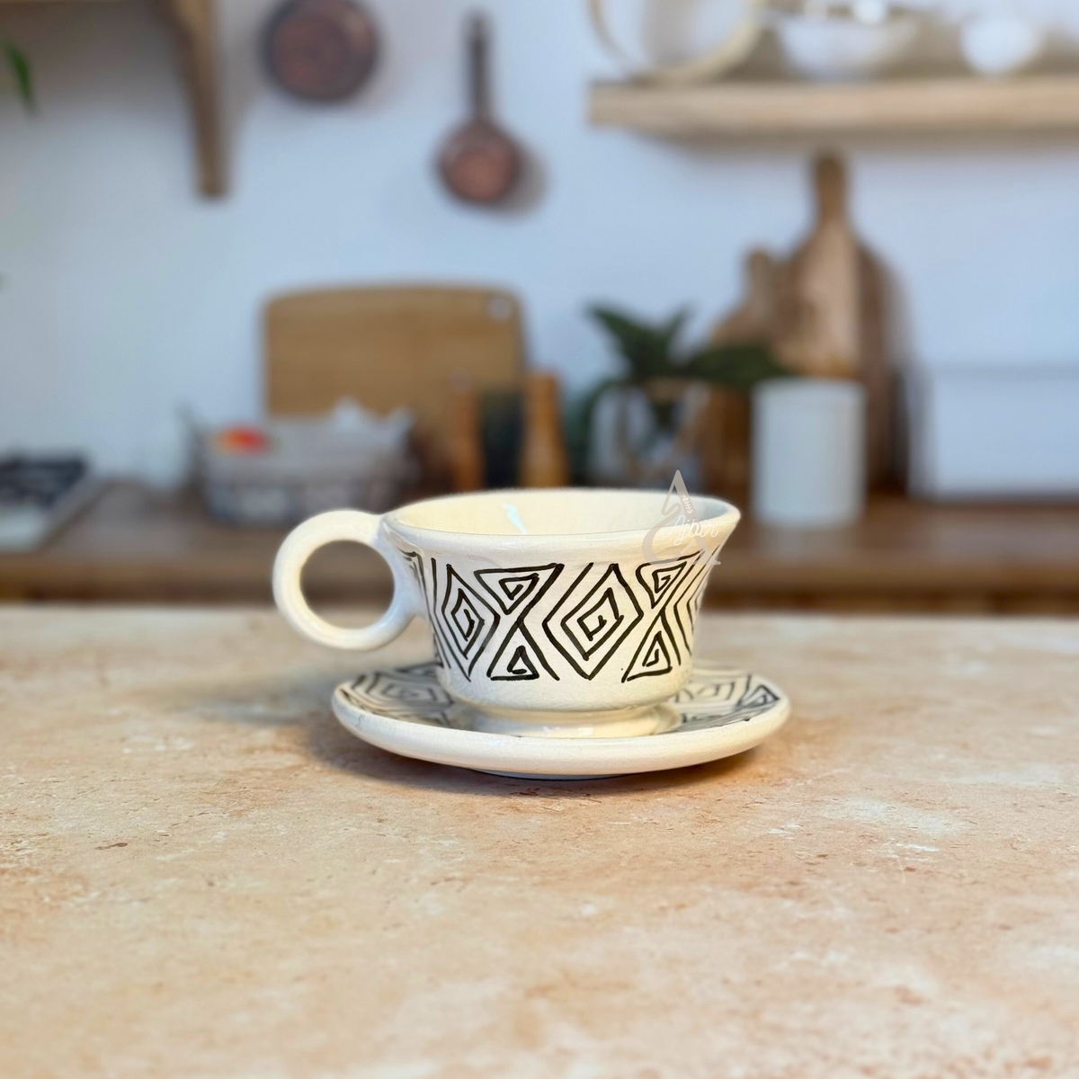Tasse à café avec sous tasse Tit