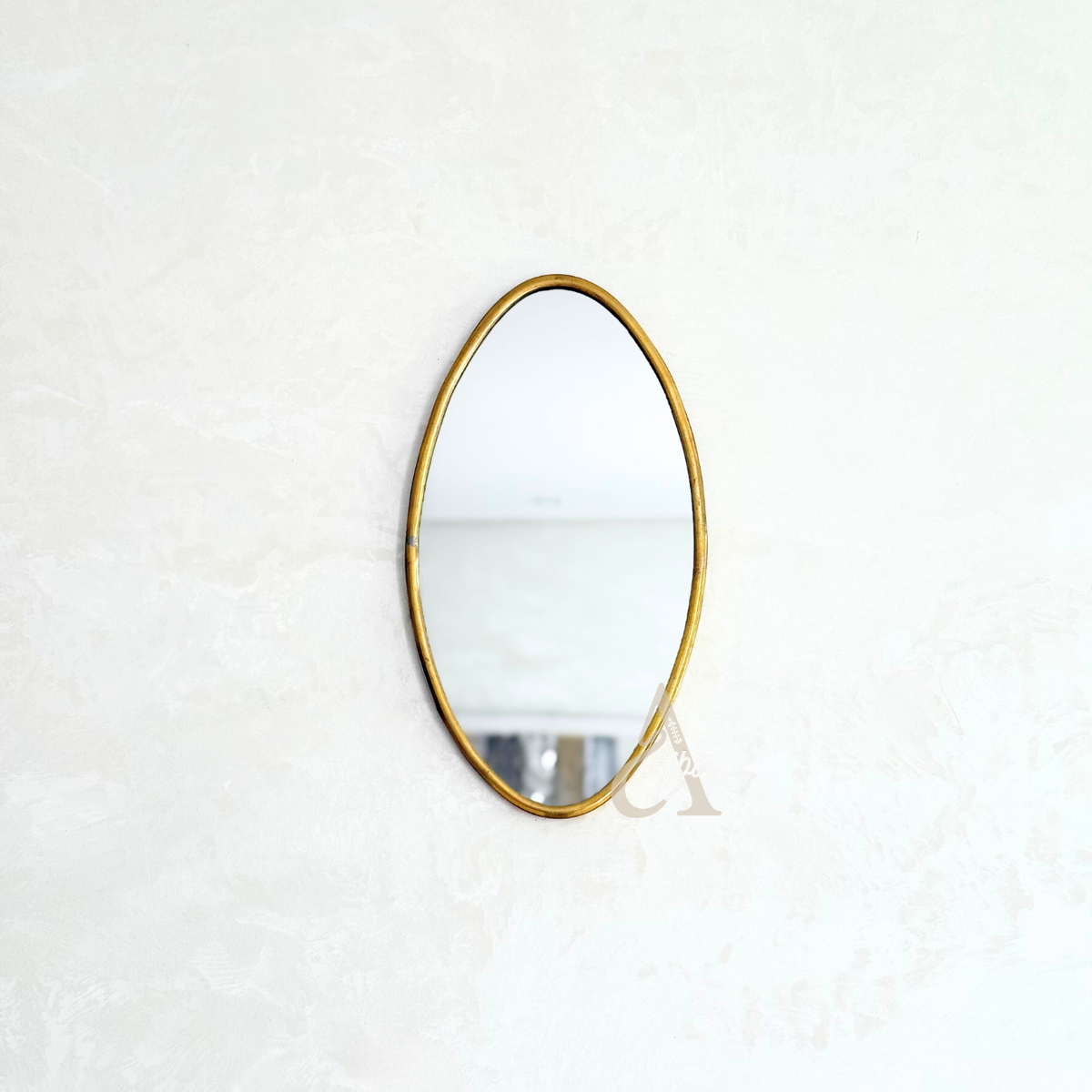 Miroir Asirem Ovale en laiton