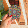 Pack 6 sous tasses Zellige rond multicolore