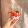 Tasse à café artisanale en céramique émaillée Talla
