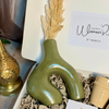 Coffret cadeau artisanal Thuda vert & beige | Edition Journée de la Femme