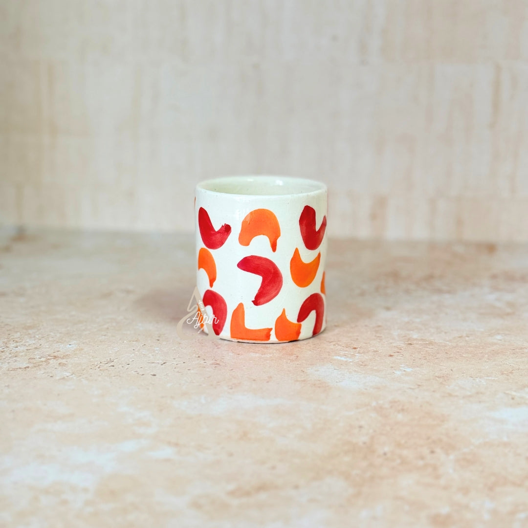 Tasse à café à motifs