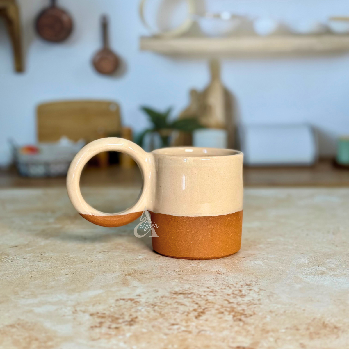 Mug Artisanal Bicolore Atlas Nude
