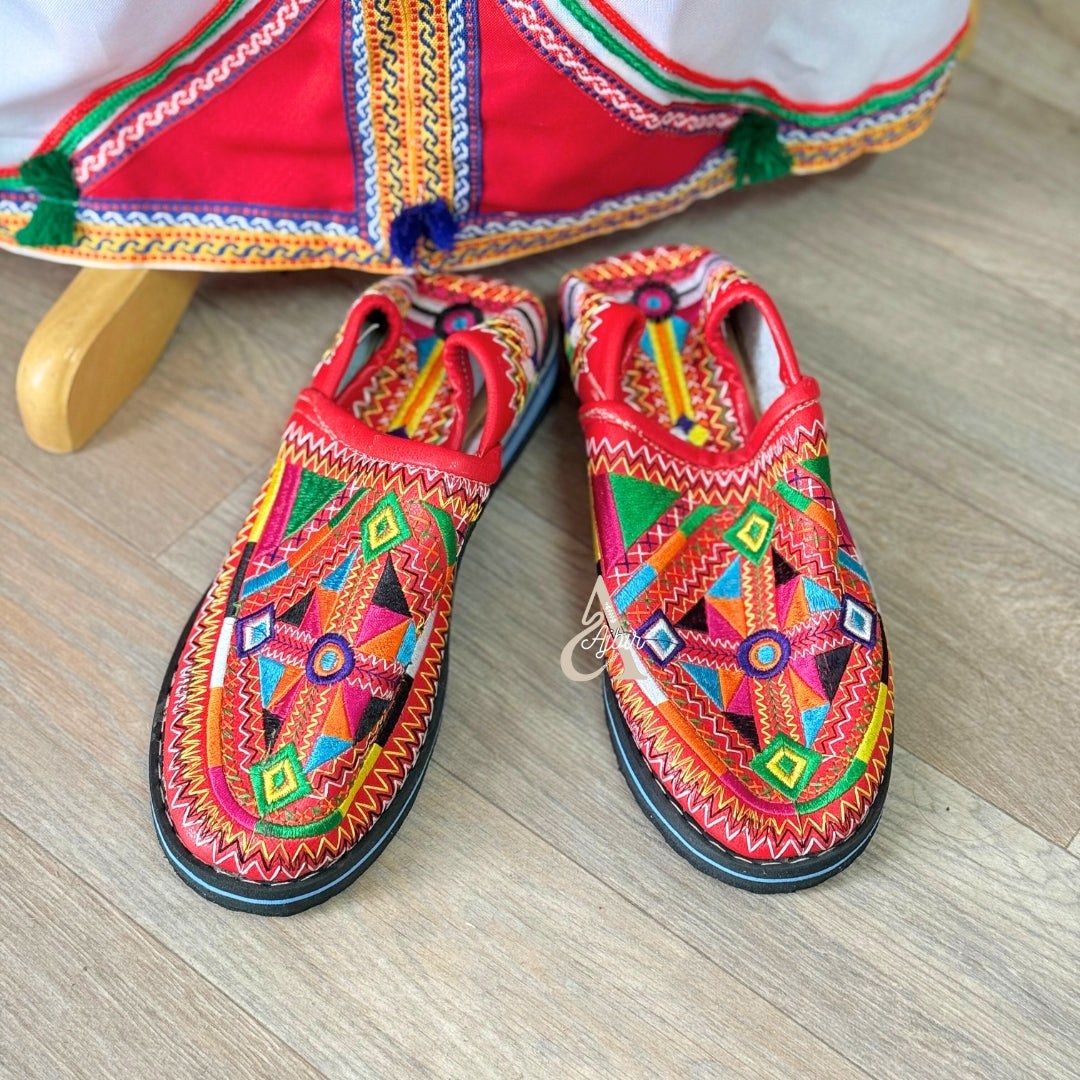 Babouche Amazigh colorée