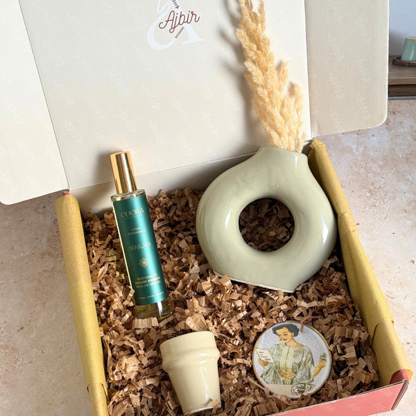 Coffret cadeau artisanal Tazart Vert