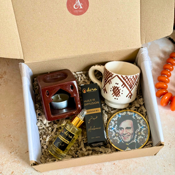 Coffret cadeau artisanal Azru marron