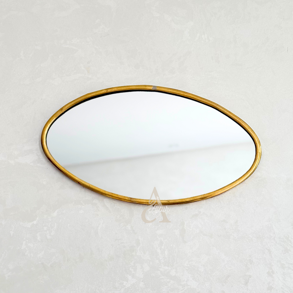 Miroir Asirem Ovale en laiton