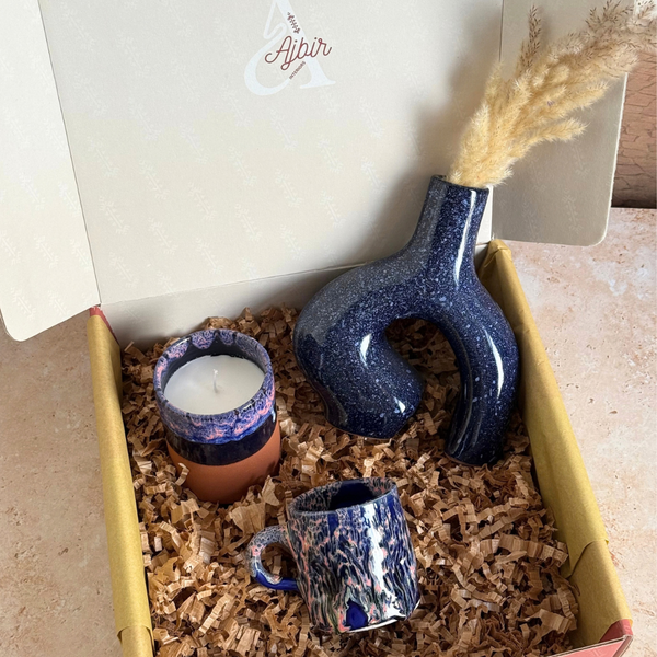 Coffret cadeau artisanal Anzar Bleu