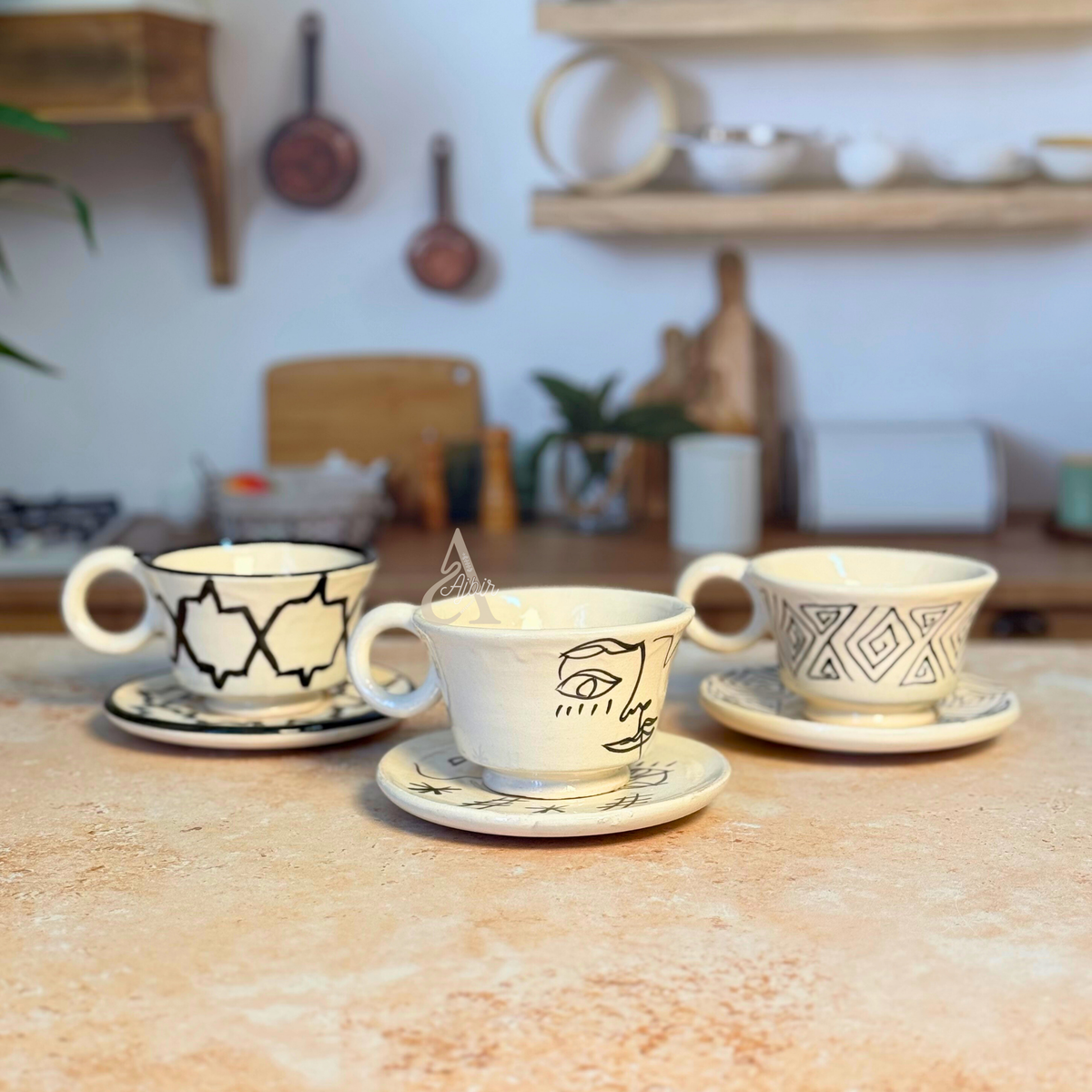 Tasse à café avec sous tasse Tit