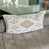 Grande housse de coussin Sabra (soie de cactus) blanc 2 - Ajbir