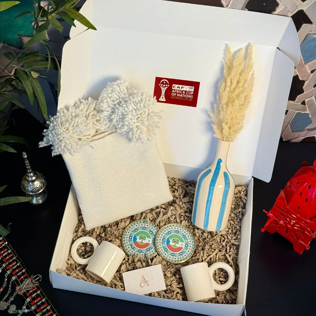 Coffret Cadeau Guinée Équatoriale - Harmonie Blanche | Édition CAN 2025