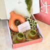 Coffret cadeau artisanal Tafoukt vert olive