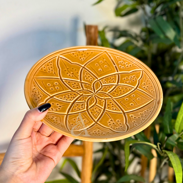 Assiette Tizwelt sable 20cm
