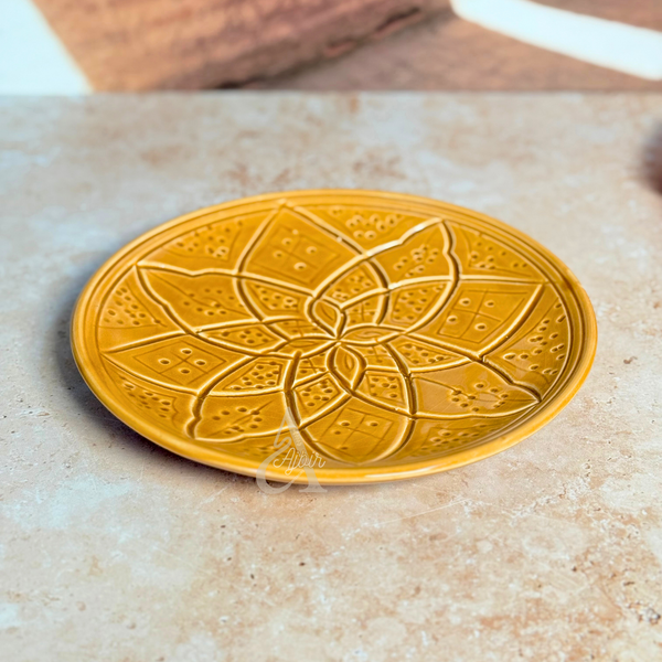 Assiette Tizwelt sable 20cm