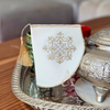Duo porte-théière et sous-théière artisanal brodé Tafsut