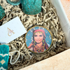Coffret Cadeau artisanal Assayas turquoise | Edition Journée de la Femme