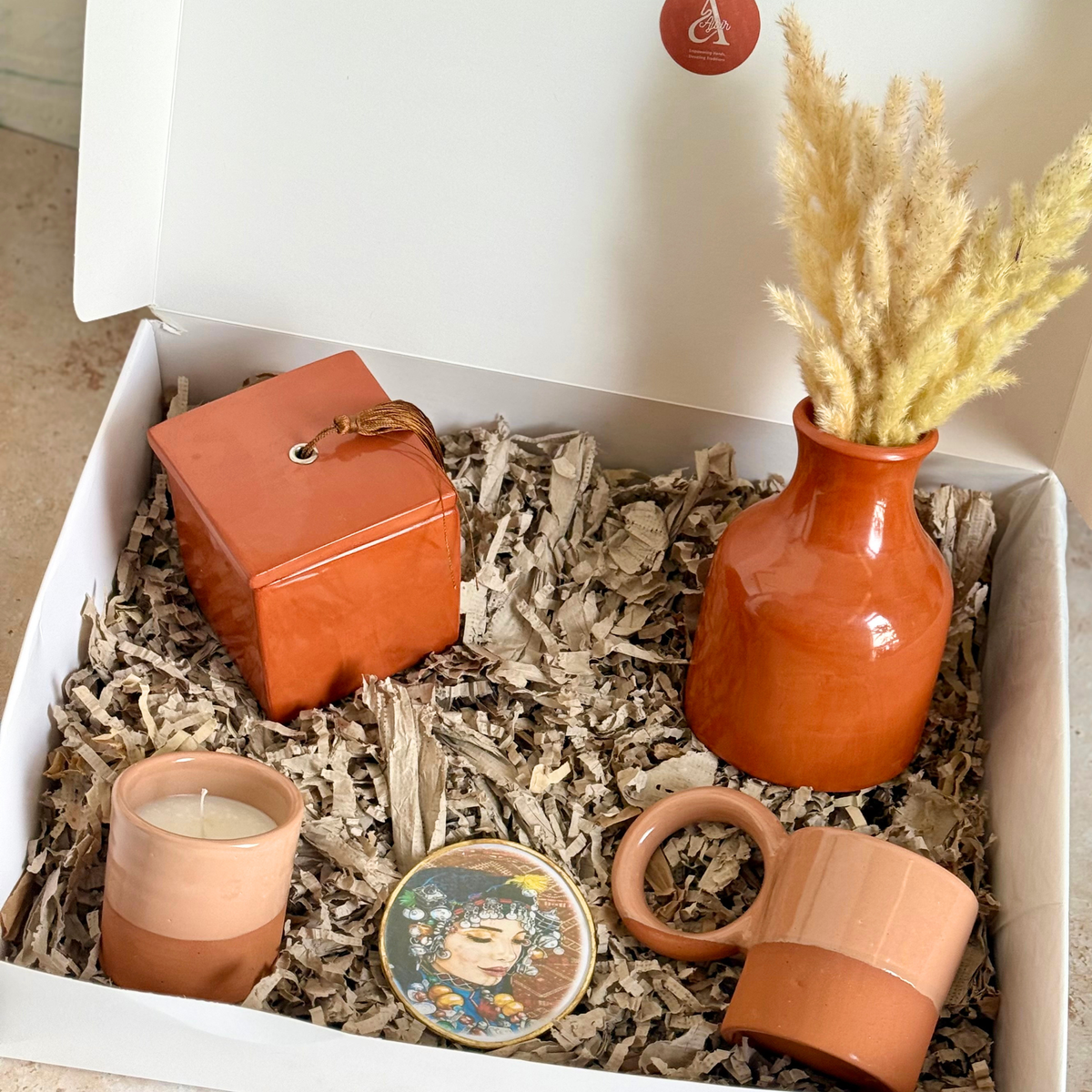 Coffret cadeau artisanal Takrat Terracotta