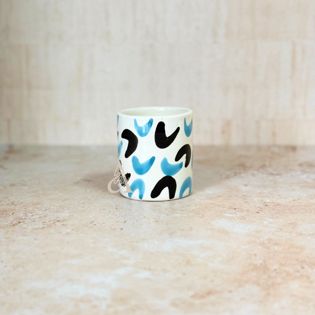 Tasse à café à motifs