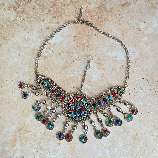 Accessoire Amazigh Yamna pour tête et cou