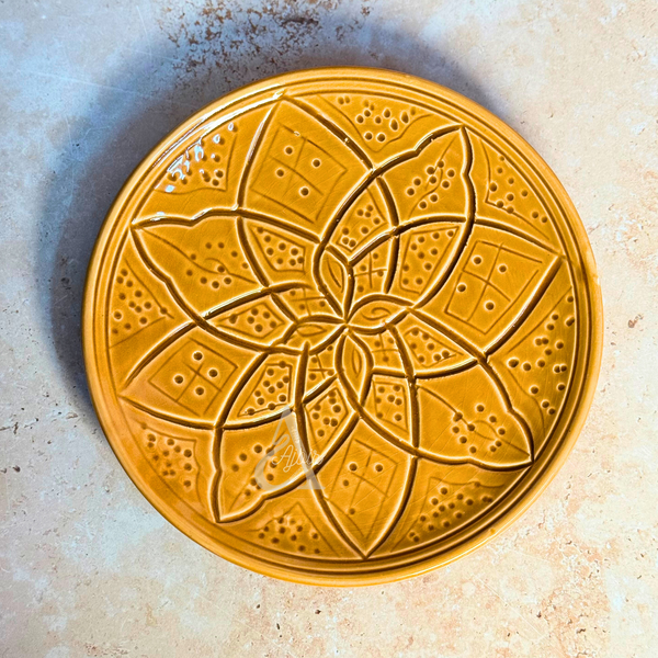 Assiette Tizwelt sable 20cm