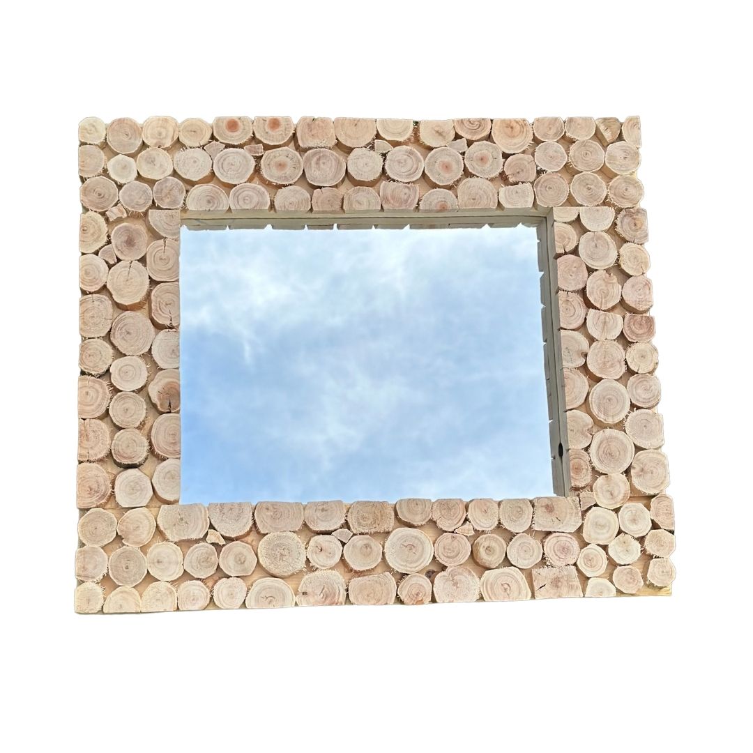Miroir Rotins de bois - Ajbir