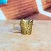 Porte-verre à café en laiton doré