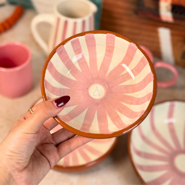 Coffret cadeau artisanal XL Tafoukt rose & crème