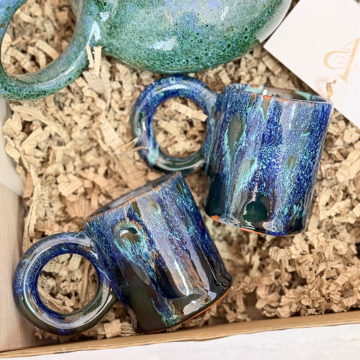 Coffret Cadeau artisanal Thé & Ambiance Bleue Agdal
