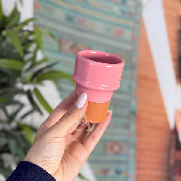 Tasse à café beldi bicolore