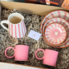 Coffret cadeau artisanal XL Tafoukt rose & crème