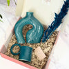 Coffret cadeau artisanal turquoise