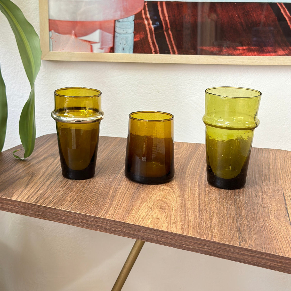 Verre à jus beldi marron 13cm - Ajbir