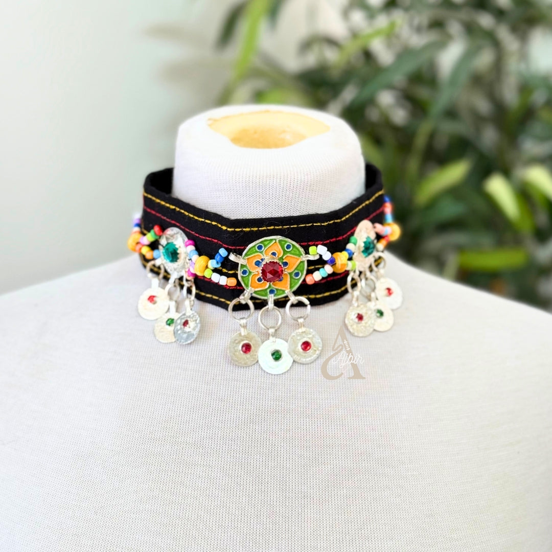Accessoire Amazigh Tafoukt pour tête et cou
