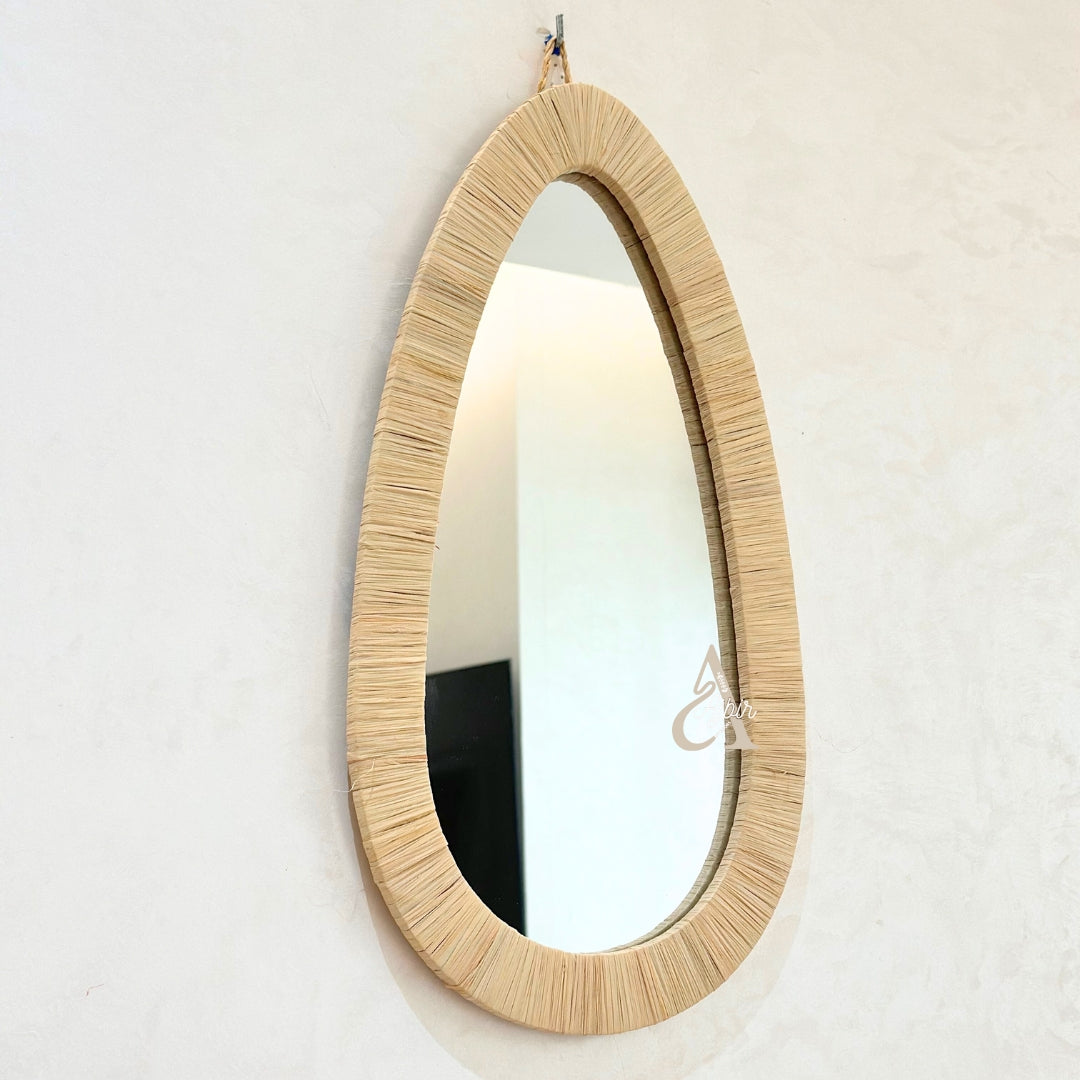Miroir artisanal ovale (3 tailles)