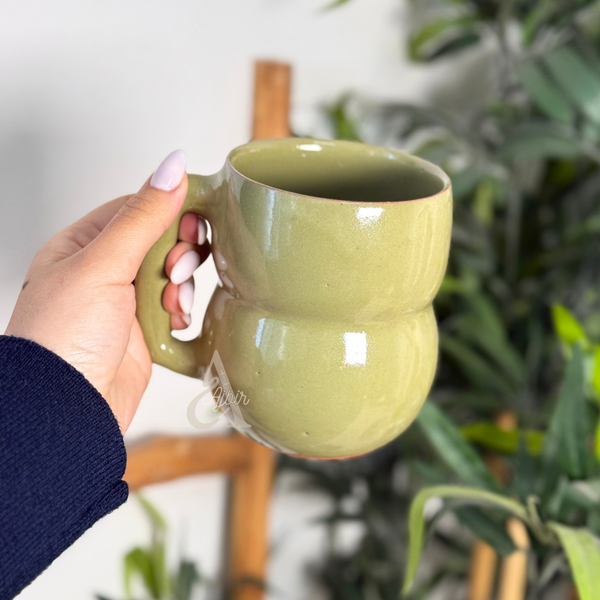 Mug XL artisanal bombé Afra