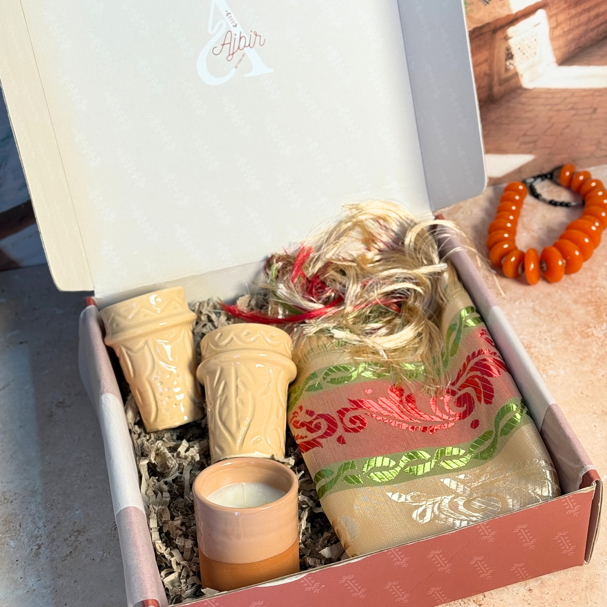 Coffret Cadeau Artisanal Asawen Nude | Édition Journée de la Femme